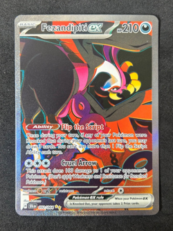 2024 POKEMON SV SHROUDED FABLE 092/064 FEZANDIPITI EX - NM - Image 1