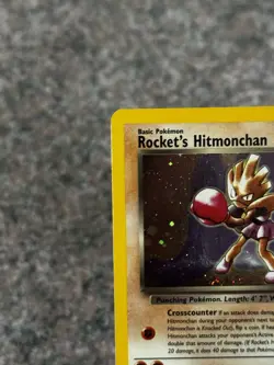 Pokemon TCG Rockets Hitmonchan Holo Rare Card 11/132 Gym Heroes - Image 3
