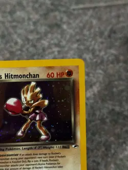 Pokemon TCG Rockets Hitmonchan Holo Rare Card 11/132 Gym Heroes - Image 4