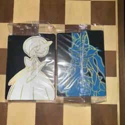 x2 Mega Evolution Promo Card Set Full Art - Alakazam 009 + Riolu 010 Pokemon TCG - Image 2