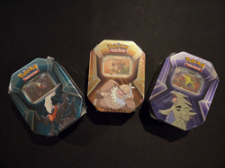 Pokemon TCG Triple Whammy Tin Sealed Destined Rivals Journey Together Set Of 3 - Image 1