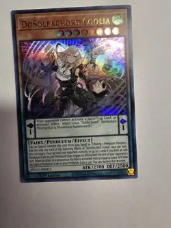 Yugioh DoSolfachord Coolia ANGU-EN021 Ultra Rare 1st Ed lightly played - Image 2