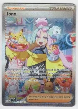Pokemon TCG Iono Scarlet & Violet - Paldea Evolved 269/193 Holo Special! - Image 1