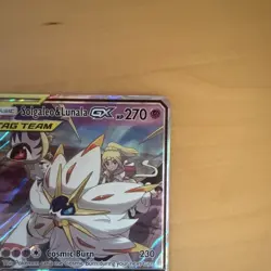 Solgaleo & Lunala GX TAG TEAM 75/236 Cosmic Eclipse Holo Ultra Rare HP270 EN - Image 3