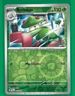Pokemon TCG Scarlet & Violet Breloom #4/198 Reverse Holo Uncommon - Image 1