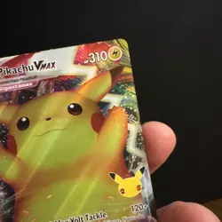 Pikachu VMAX SWSH062 SWSH Black Star Celebrations Promo Pokemon NM - Image 4