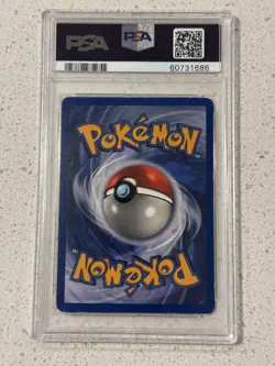 1999 POKEMON BASE SET 1ST EDITION #8 MACHAMP-HOLO PSA 5 - Image 2