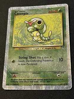 Pokemon TCG Caterpie 69/110 Legendary Collection Reverse Holo Common Basic EN - Image 2
