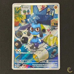 Pokemon Riolu 215/198 Scarlet & Violet NM - Image 1