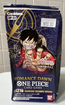 One Piece Trading Card Game Romance Dawn Booster Box 135+ Cards Japanese Anime - Image 1