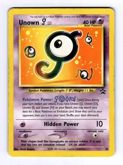Unown [J] WoTC Promo #38 (2023) Promo Promo MP Pokemon - Image 1