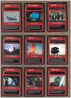 Star Wars CCG: 1996 HOTH DARK SIDE- PICK YOU CARD - Image 3