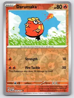 POKEMON DARUMAKA TWILIGHT MASQUERADE 034/167 REVERSE HOLO NM A2208 FREE S&H - Image 1