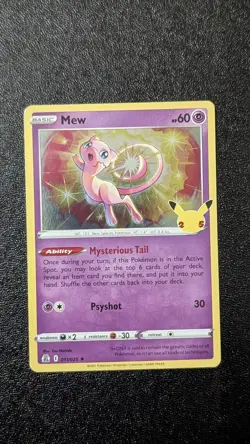 Mew 11/25 Holo Rare NM | Pokemon Celebrations 25th Anniversary - Image 1