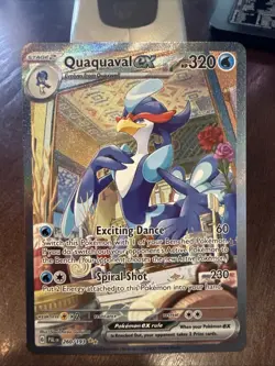 Pokemon TCG Quaquaval EX Scarlet & Violet Paldea Evolved Holo Card 260/193 - Image 1