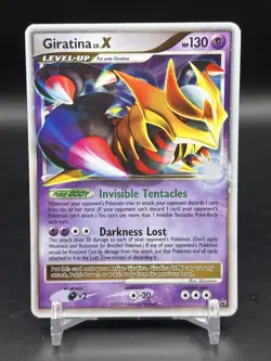 Giratina Lv.X DP38 Black Star Promo Diamond and Pearl Pokemon TCG Card 2009 LP - Image 1