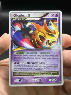 Giratina Lv.X DP38 Black Star Promo Diamond and Pearl Pokemon TCG Card 2009 LP - Image 3