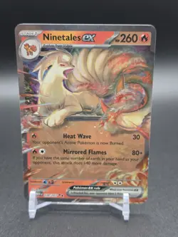 Ninetales ex 038/165 Double Rare 151 Pokemon Holo Near Mint - Image 1