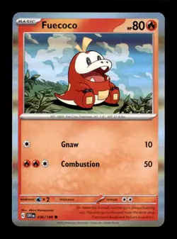 Fuecoco 036/198 Common Scarlet & Violet Pokemon Near Mint - Image 1