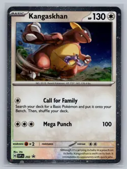 Kangaskhan (Cosmos Holo) 202 Holo Rare Scarlet & Violet Promo Pokemon Near Mint - Image 1