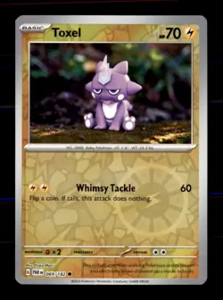 Toxel 069/182 Common Paradox Rift Pokemon Reverse Holo Near Mint - Image 1