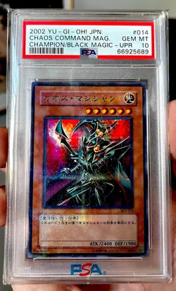 YU-GI-OH! PSA 10 CHAOS COMMAND MAGICIAN | 2002 Champion Of Black Magic UPR 🎁 - Image 1