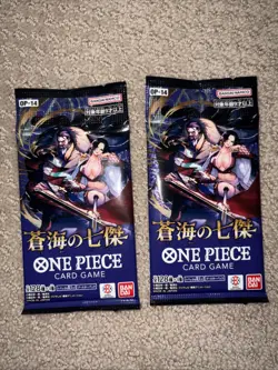 JAPANESE One Piece The Azure Sea’s Seven Booster Pack OP-14 (2x) LOT - Image 2