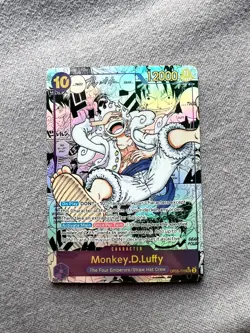 ONE PIECE Monkey D. Luffy Manga Gear 5 OP05-119 Alternate Art CUSTOM/PROXY - Image 1