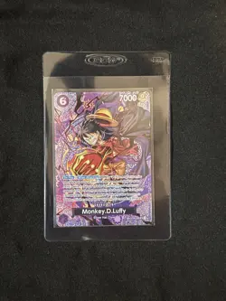 Monkey D Luffy ST26-005 English One Piece Adventure on Kami’s Island OP15 SP NM - Image 1