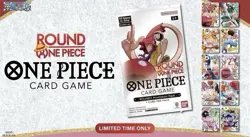 One Piece x Round 1 Collab Promo One (1) Pack CONFIRMED PREORDER x Ships July 20 - Image 1