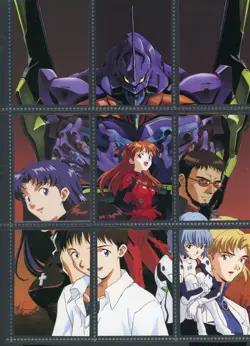1996 Carddass Masters Evangelion Rei Ayanami PP10-PP18 Part 1 BANDAI 9 Card Set - Image 1