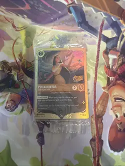 Disney Lorcana Pocahontas Guiding the Tribe Prerelease Promo Attack Of The Vine - Image 1