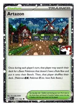Artazon 171/193 Uncommon Prize Pack Series Cards Holo Pokemon TCG Near Mint - Image 1