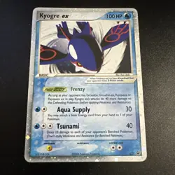Kyogre ex 95/100 Holo Crystal Guardians Pokemon Card READ DESCRIPTION - Image 1