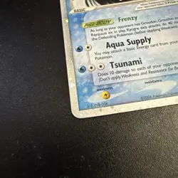 Kyogre ex 95/100 Holo Crystal Guardians Pokemon Card READ DESCRIPTION - Image 2