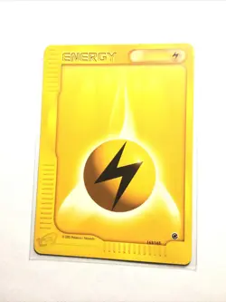 LIGHTNING ENERGY - 163/165 - Expedition - Pokemon Card - NM - Image 1