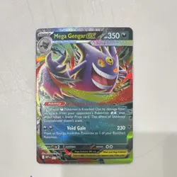 Mega Gengar ex 073 Holo Promo ME01: Mega Evolution Pokemon Card NM TCG - Image 1
