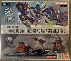 Gundam Card Game Heroic Beginnings ST01A assemble set Starter Deck Eng Open Box - Image 1