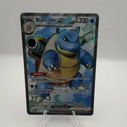 Pokemon TCG Blastoise EX Holo Ultra Rare Card Scarlet VIOLET-151, 184/165 - Image 1