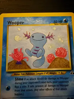 Pokemon Wooper Card Lot Neo Genesis Neo Discovery WOTC Vintage x2 - Image 3