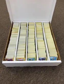 858 CARD POKEMON BULK LOT; JAPANESE & ENGLISH NEAR MINT - Image 1