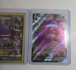 Pokemon Gengar Vmax & Gengar Trainer Gallery Full Art Cards. Read Description. - Image 2