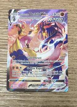 Rapid Strike Urshifu VMAX TG21/TG30 Brilliant Stars Trainer Gallery Pokemon Card - Image 1