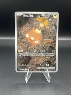 Pokemon Stunfisk Card TCG 202/191 Sv08: Surging Sparks - Image 1