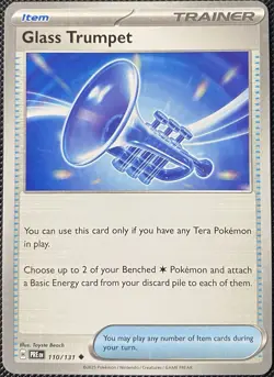 Glass Trumpet 110/131 Sv: Prismatic Evolutions Regular - Pokemon Card - Image 1