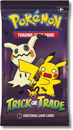 6 Pack Pokemon TCG Trick or Trade Booster Packs 2023 Halloween Card Bundle - Image 2