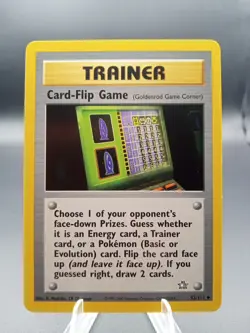 2000 Pokemon Neo Genesis Card-flip Game #92 Extremely LP - Image 1