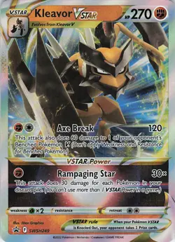 Kleavor VSTAR - Holo Promo SWSH: Sword & Shield Promo Cards SWSH249 NM - Image 1