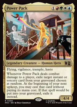 1x Power Pack NM Eng MTG - Marvel Super Heroes Commander - Image 1