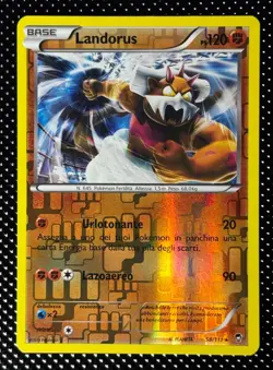 Pokemon Card Landorus Holo Reverse 58/111 ITALIANO Colpi Furiosi - Image 1